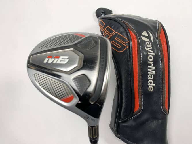 TaylorMade M6 3 Fairway Wood 15* Fujikura Atmos Stiff Graphite Mens RH HC