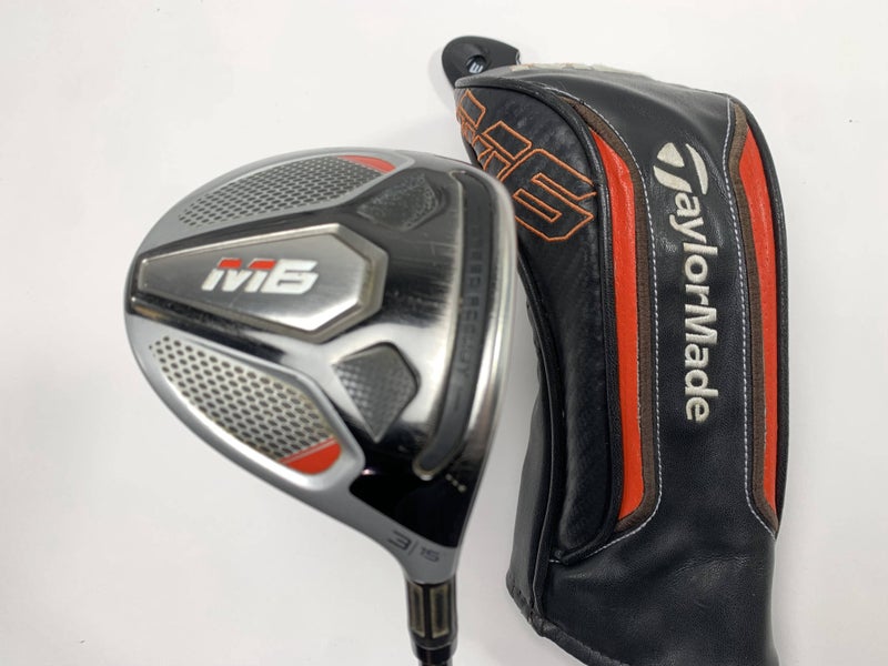 TaylorMade M6 3 Fairway Wood 15* Fujikura Atmos Stiff Graphite Mens RH HC