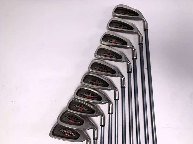 Callaway Big Bertha 2002 Iron Set 3-PW+AW+SW RCH 90 Regular Graphite Mens RH