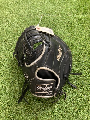 Black Rawlings Encore LH First Base Baseball Glove 12" (Used)