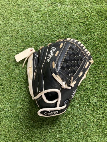 Black Rawlings Highlight Series RH Outfield Baseball Glove 12.5" (Used)