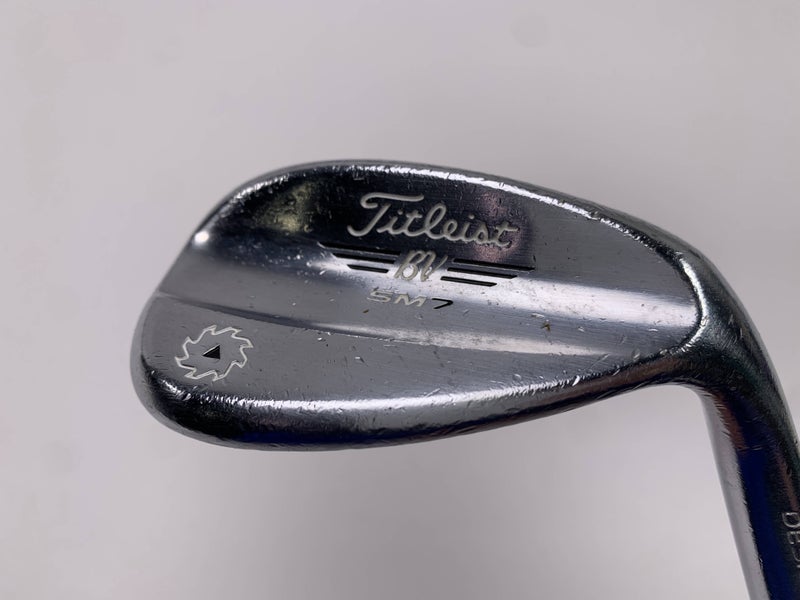 Titleist Vokey SM7 Tour Chrome Lob Wedge LW 58* 14 K-Grind RH Midsize Grip