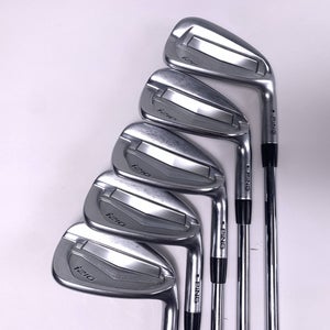 Ping i210 Iron Set 6-PW Black Dot KBS Tour 120 Stiff Steel Mens RH