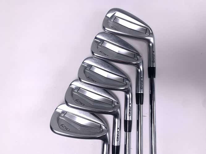 Ping i210 Iron Set 6-PW Black Dot KBS Tour 120 Stiff Steel Mens RH