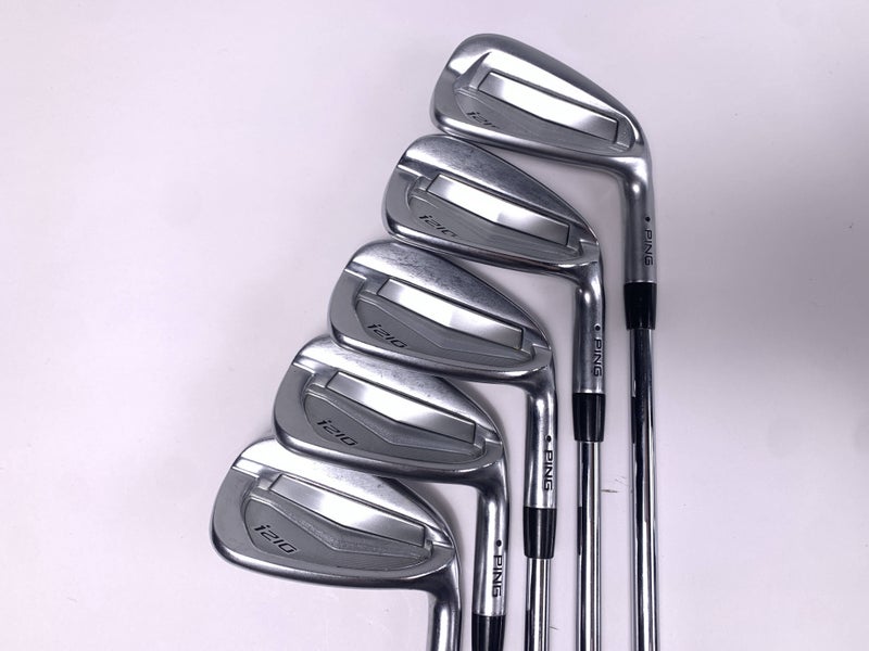 Ping i210 Iron Set 6-PW Black Dot KBS Tour 120 Stiff Steel Mens RH