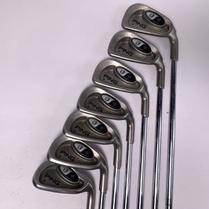 Ping i3 + Iron Set 3-PW Blue Dot Regular Steel RH Midsize Grips-Missing 6 Iron