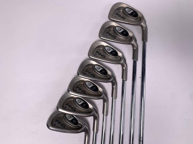 Ping i3 + Iron Set 3-PW Blue Dot Regular Steel RH Midsize Grips-Missing 6 Iron