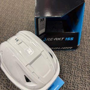 Medium Bauer Re-Akt 155 Helmet (New) White