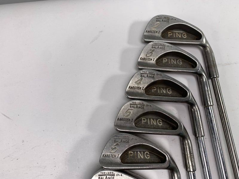 Ping Karsten I Iron Set 2-PW Black Dot Karsten ZZ-Lite Stiff Steel Mens RH