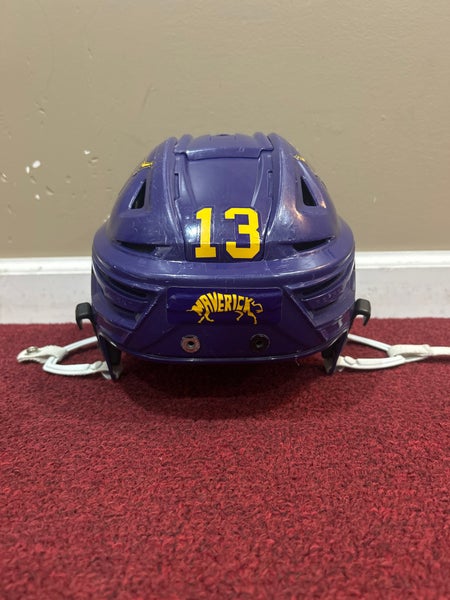 Large Bauer Re-Akt 150 Pro Stock (Used) Helmet Item#MLPA