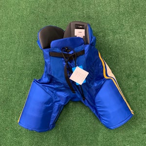 Blue Senior Large Bauer Nexus Pro Lite Hockey Pants Blues Winter Classic Pro Stock Leddy (New)