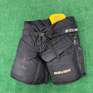 Black Senior Medium Bauer Supreme One.9 Hockey Goalie Pants (Used)