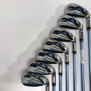 Cobra S2 Ladies Iron Set 5-PW+GW+SW Aldila DVS-2 50g Ladies LH No 9 iron