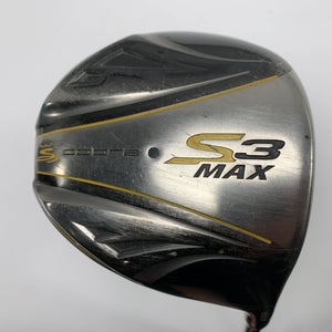 Cobra S3 Max Driver 10.5* Fujikura Blur Regular Graphite Mens RH Oversize Grip