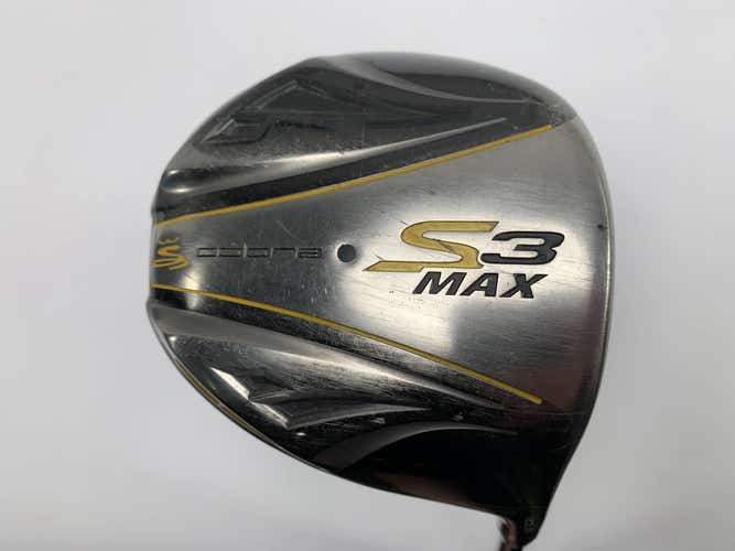 Cobra S3 Max Driver 10.5* Fujikura Blur Regular Graphite Mens RH Oversize Grip