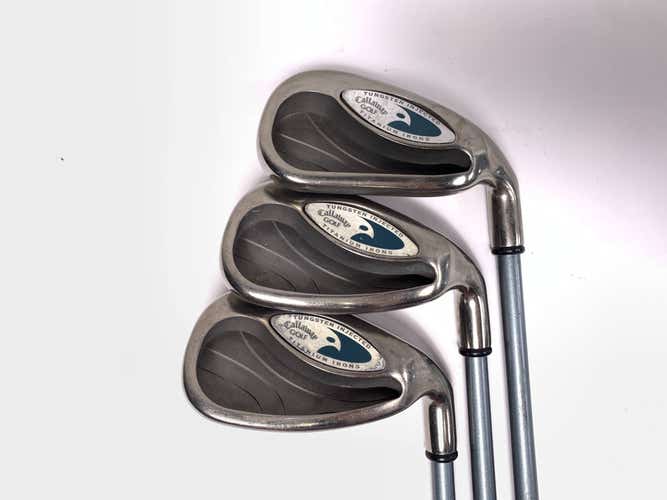 Callaway Hawkeye Iron Set 7-9 Hawk Eye Gems Ladies Graphite Womens RH