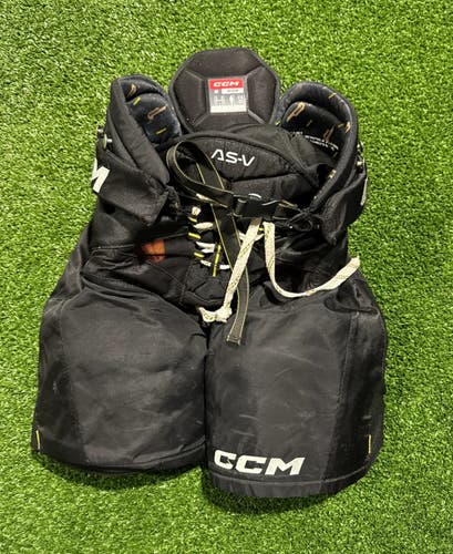 Black CCM Tacks AS-V Hockey Pants (Used) | Senior Medium