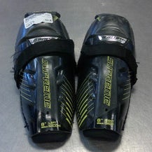 Used Bauer MATRIX Youth Shin Guards Black 8" 11339-S000193474