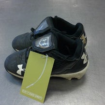 Used Under Armour BASEBALL BB/SB Cleats Black Youth 11.0 11339-S000193469