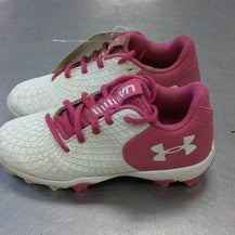 Used Under Armour SOFBALL BB/SB Cleats Pink Junior 01.5 11339-S000193462