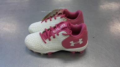Used Under Armour SOFBALL BB/SB Cleats Pink Junior 01.5 11339-S000193462