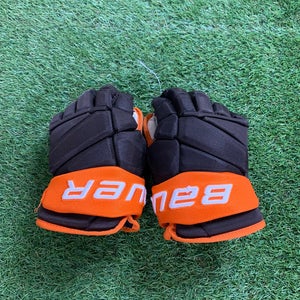 Brown Junior Bauer Vapor Pro Team Gloves 12" (Used)