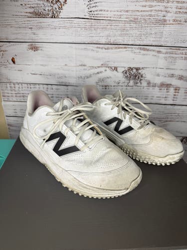 White Men's Size M 9.0 (W 10.0) Adult New Balance Shoes (Used)