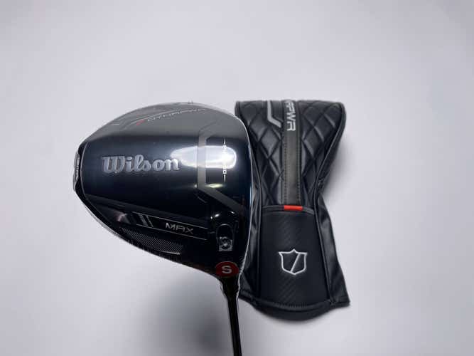 Wilson DYNAPWR MAX Driver 9* UST Mamiya LINQ 5F4 Stiff Graphite Mens RH HC - NEW