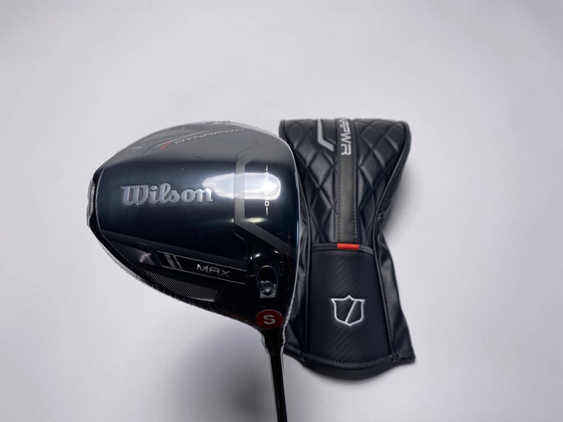 Wilson DYNAPWR MAX Driver 9* UST Mamiya LINQ 5F4 Stiff Graphite Mens RH HC - NEW