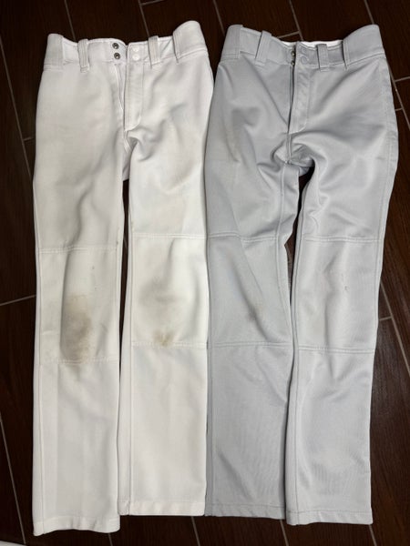White Large Youth Game Pants