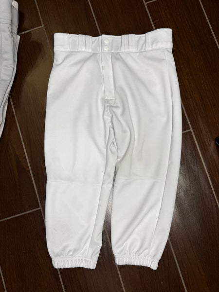 White Large Youth Easton Game Pants (Used)