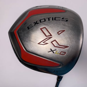 Tour Edge Exotics XLD Driver 15* Graphite Design Exotics XLD 49g Senior RH