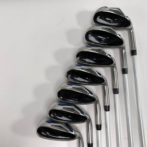 Tour Edge Hot Launch E521 Ironwood Iron Set 4-PW+GW Fubuki HD Reg RH No 9 iron