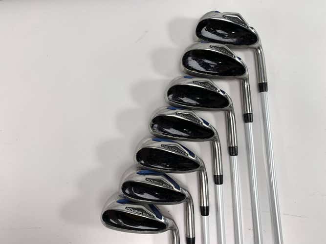Tour Edge Hot Launch E521 Ironwood Iron Set 4-PW+GW Fubuki HD Reg RH No 9 iron