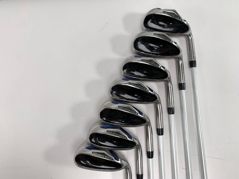 Tour Edge Hot Launch E521 Ironwood Iron Set 4-PW+GW Fubuki HD Reg RH No 9 iron