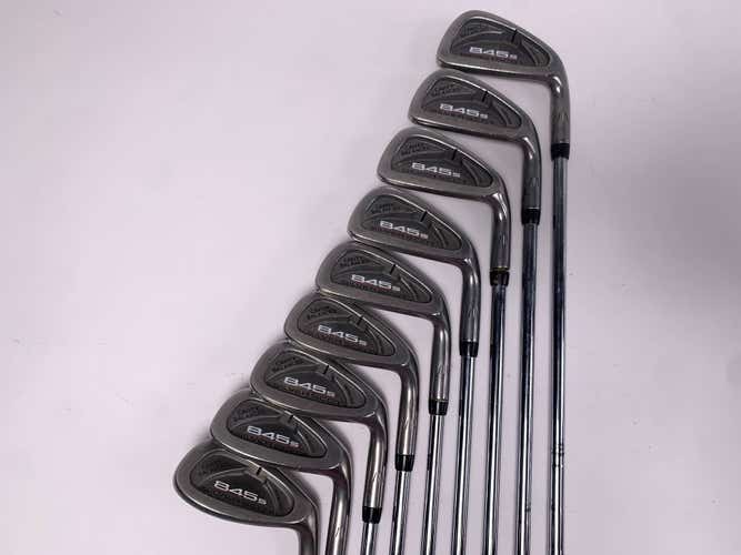 Tommy Armour 845 FS Silver Scot Iron Set 3-PW+SW Tour Step Regular Steel Mens RH