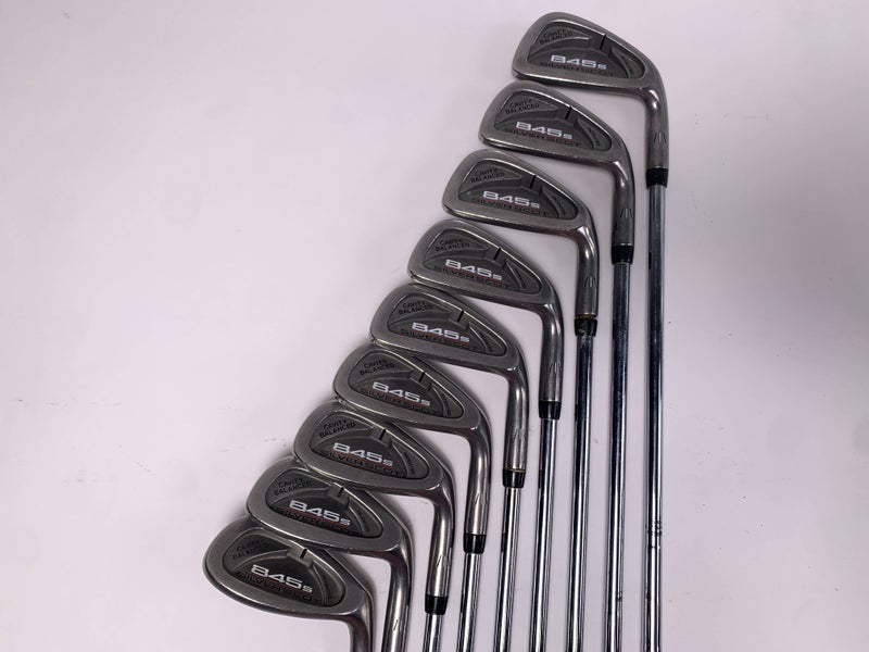 Tommy Armour 845 FS Silver Scot Iron Set 3-PW+SW Tour Step Regular Steel Mens RH
