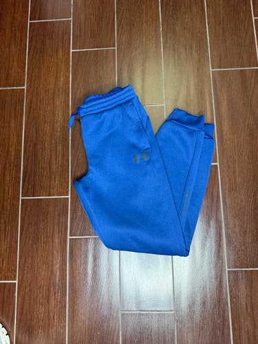 Blue Large Boys Under Armour Pants (Used)