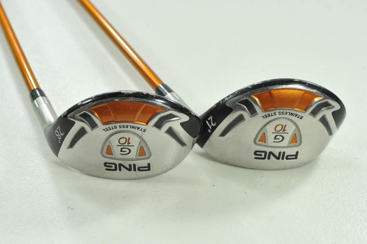 Ping G10 21* and 28* Hybrid Set Regular Flex Right TFC129 Graphite # 199934