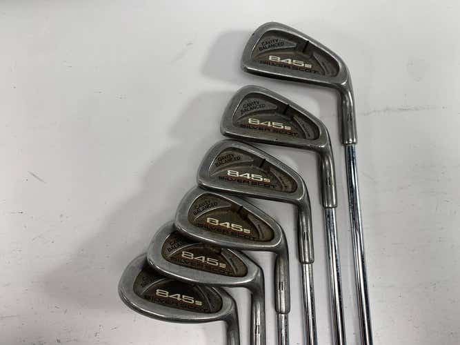 Tommy Armour 845 S Silver Scot Iron Set 5-PW+SW Tour Step Stiff RH No 8 iron