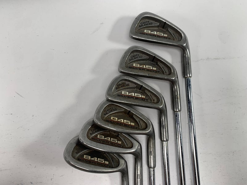 Tommy Armour 845 S Silver Scot Iron Set 5-PW+SW Tour Step Stiff RH No 8 iron