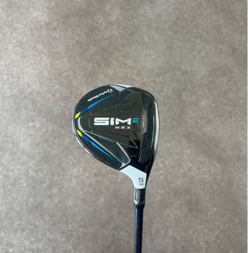 Used TaylorMade SIM 2 MAX Right Hand Regular Flex 5 Wood (Check Description)