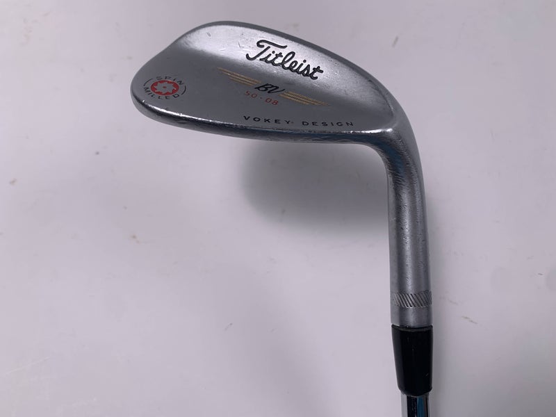 Titleist Vokey Spin Milled Chrome 2009 Gap Wedge GW 50* Wedge Steel Mens RH
