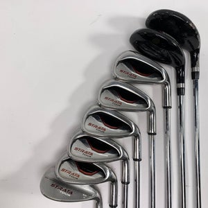 Strata Tour Hybrid Iron Set 4H-5H 6-PW+LW Callaway Regular Steel Mens RH