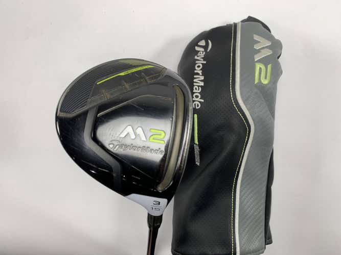 TaylorMade M2 2017 3 Fairway Wood 15* M2 Reax 55g Regular Graphite Mens RH HC
