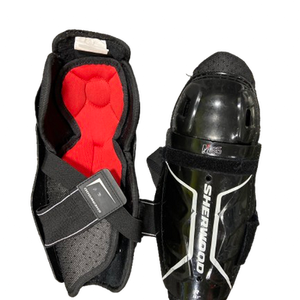 Used Sher-wood Youth Shin Guards Black 10" 11472-S000142910
