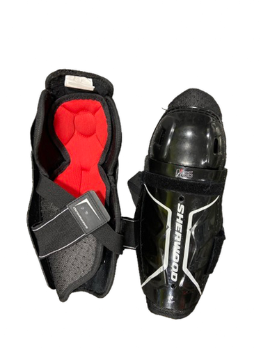Used Sher-wood Youth Shin Guards Black 10" 11472-S000142910
