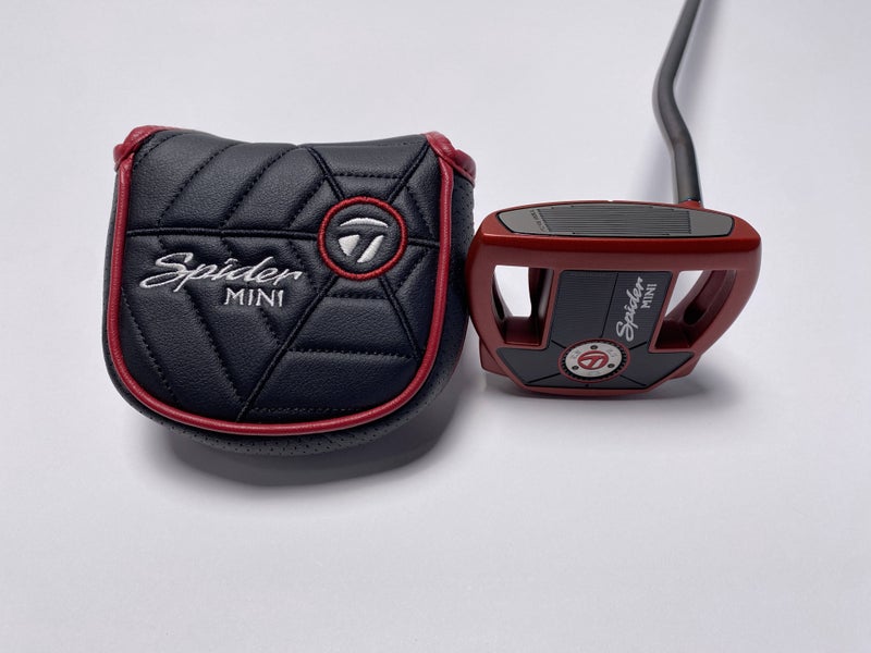 TaylorMade Spider Mini Red Putter 35" SuperStroke Pistol GTR 1.0 Mens RH HC NEW