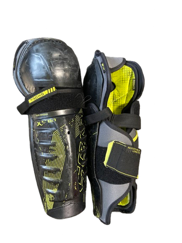 Used CCM XF80 Senior Shin Guards Black 13" 11472-S000142896