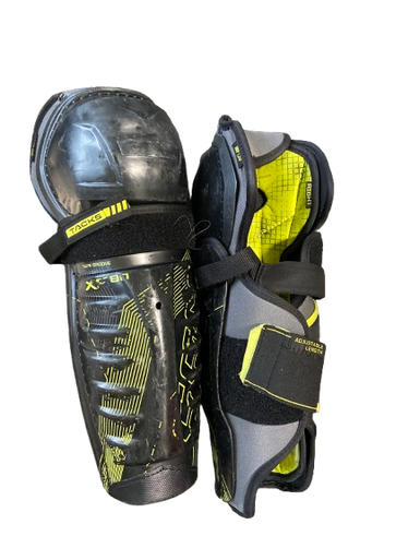 Used CCM XF80 Senior Shin Guards Black 13" 11472-S000142896